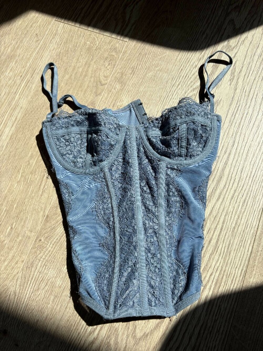 URBAN OUTFITTERS CORSET BLUE
